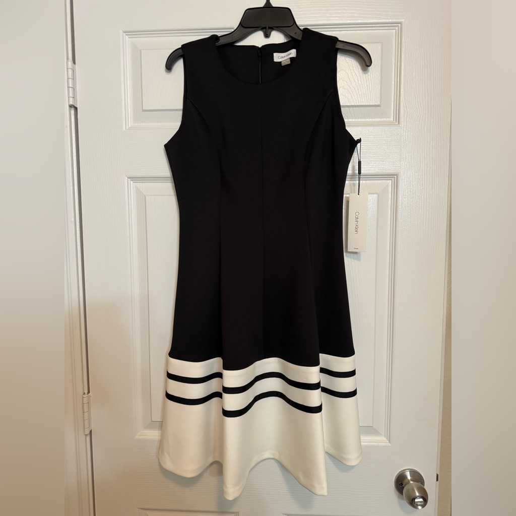 Calvin Klein Dress | Black And White | Size 8